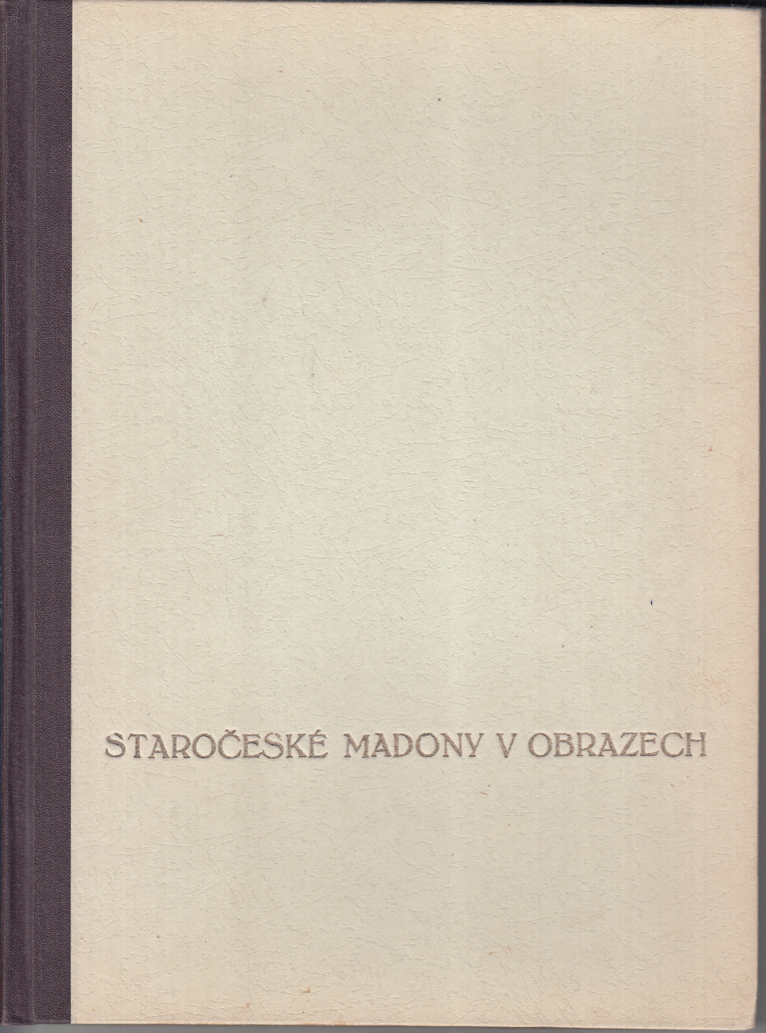 Staročeské Madony v obrazech - podpis