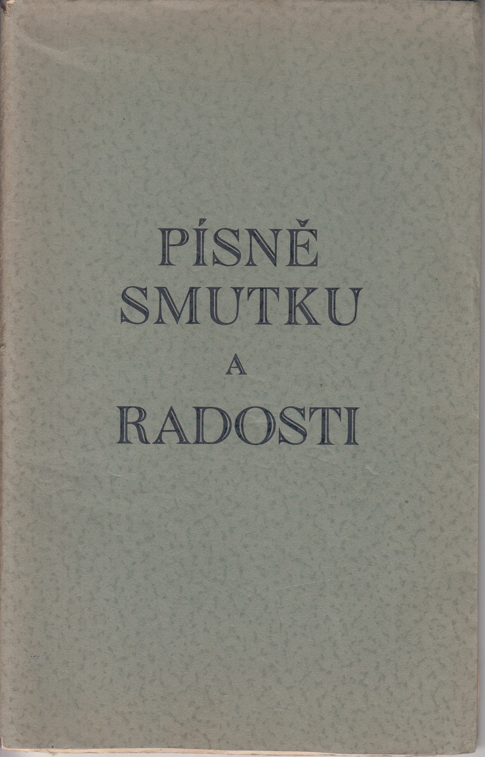 Písně smutku a radosti - podpisy