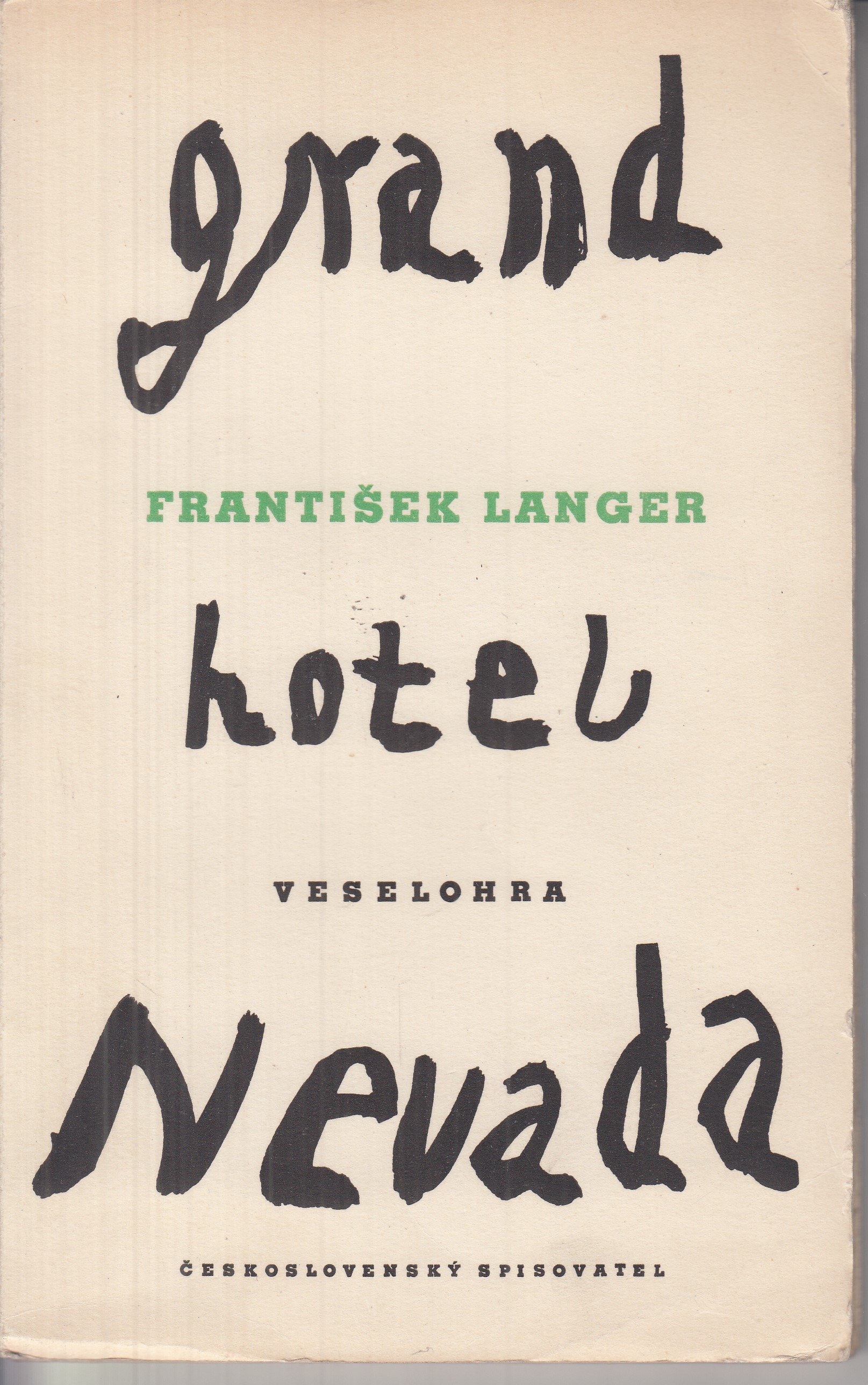 Grand hotel Nevada - podpis