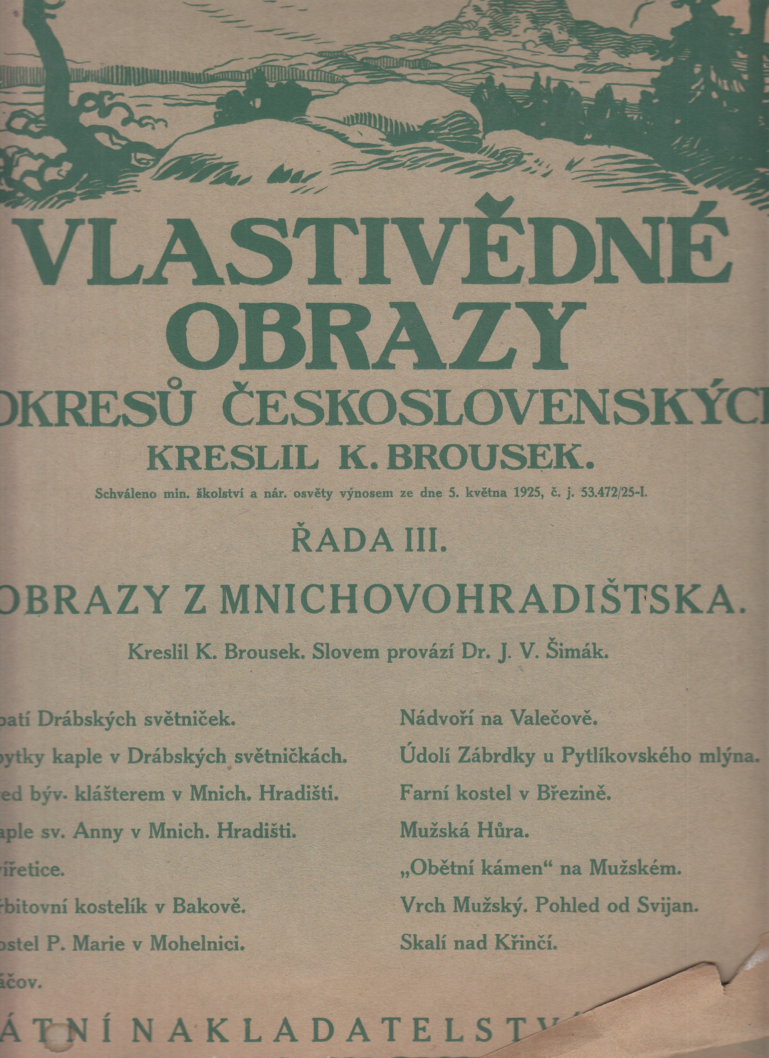 Vlastivědné obrazy z okresů československých. III, - Obrazy z Mnichovohradištska