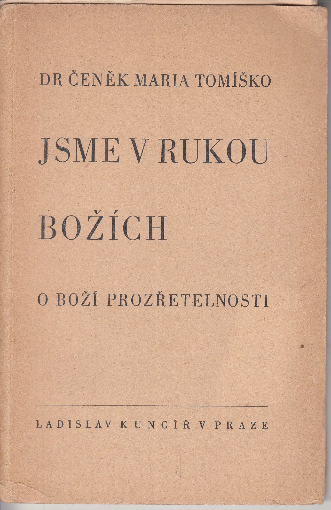 Jsme v rukou Božích -podpis