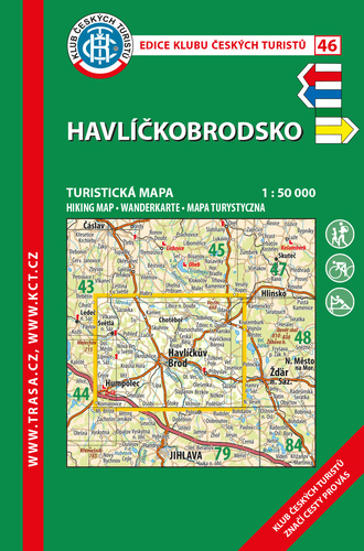 KČT 46 Havlíčkobrodsko 1:50 000