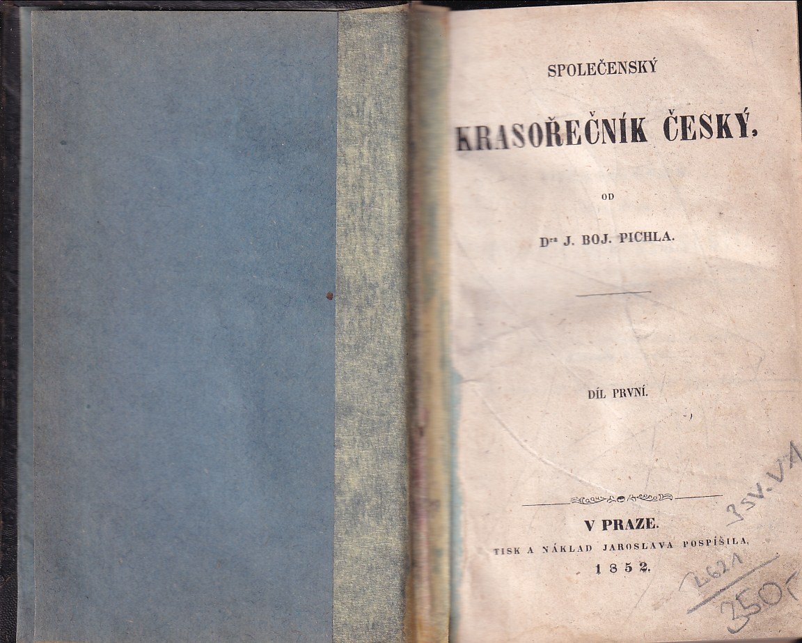 Společenský krasořečník český (díl 1-3 v jednom svazku)