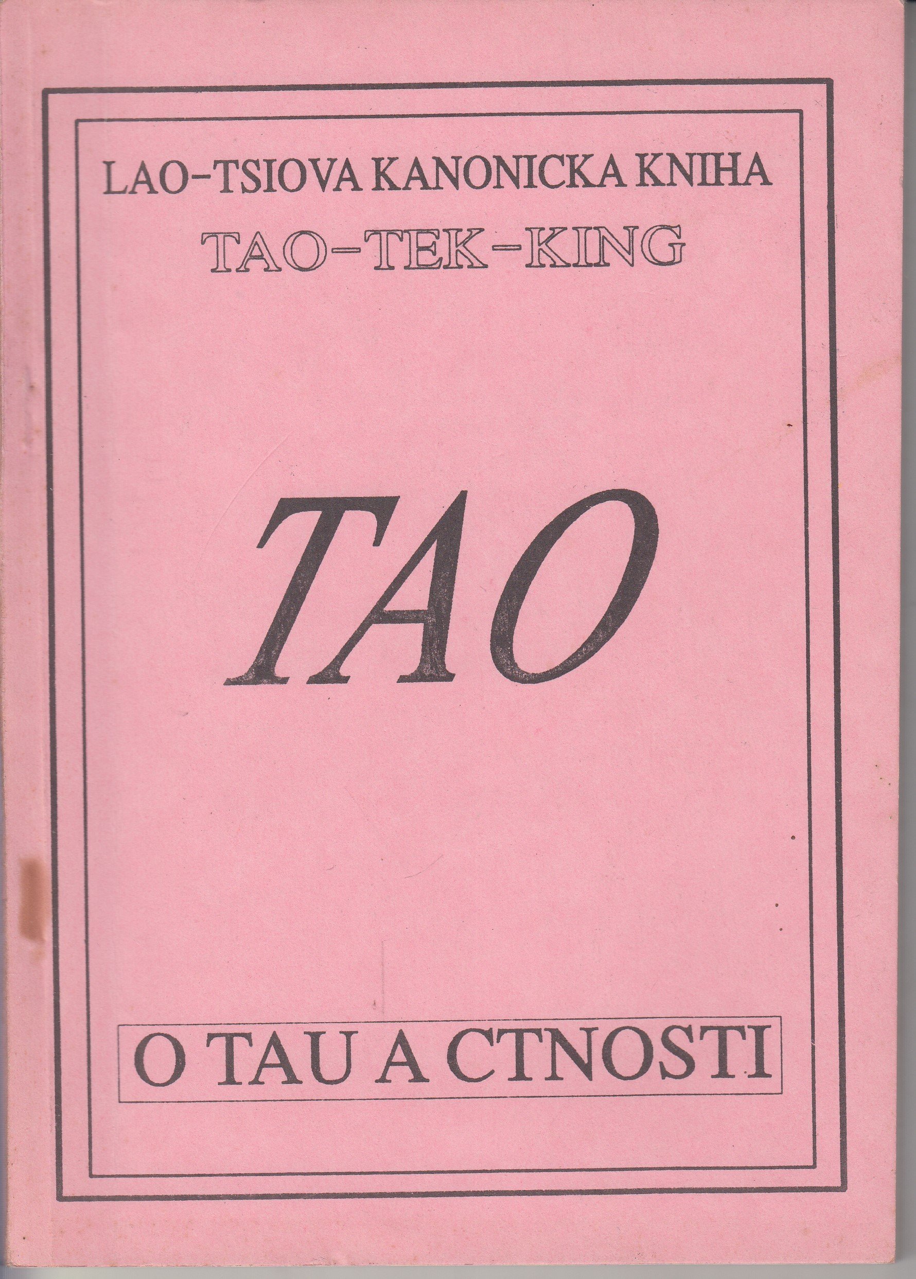 Tao - O Tau a cnosti