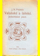 Valašské a lašské - jednohlasné písně - noty