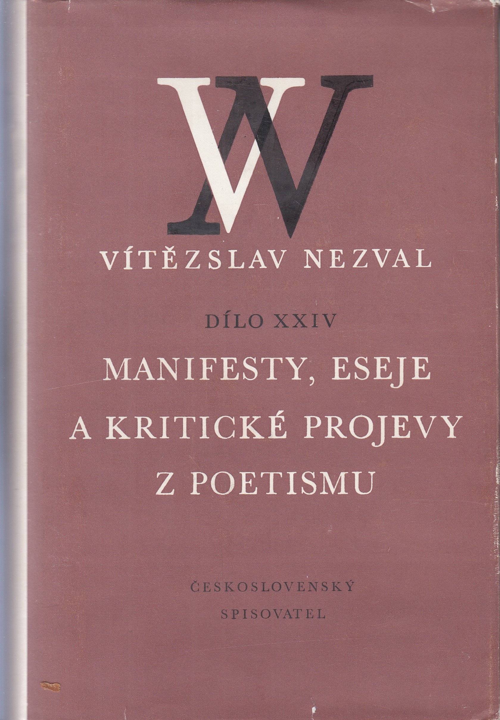 Manifesty, eseje a kritické projevy z poetismu