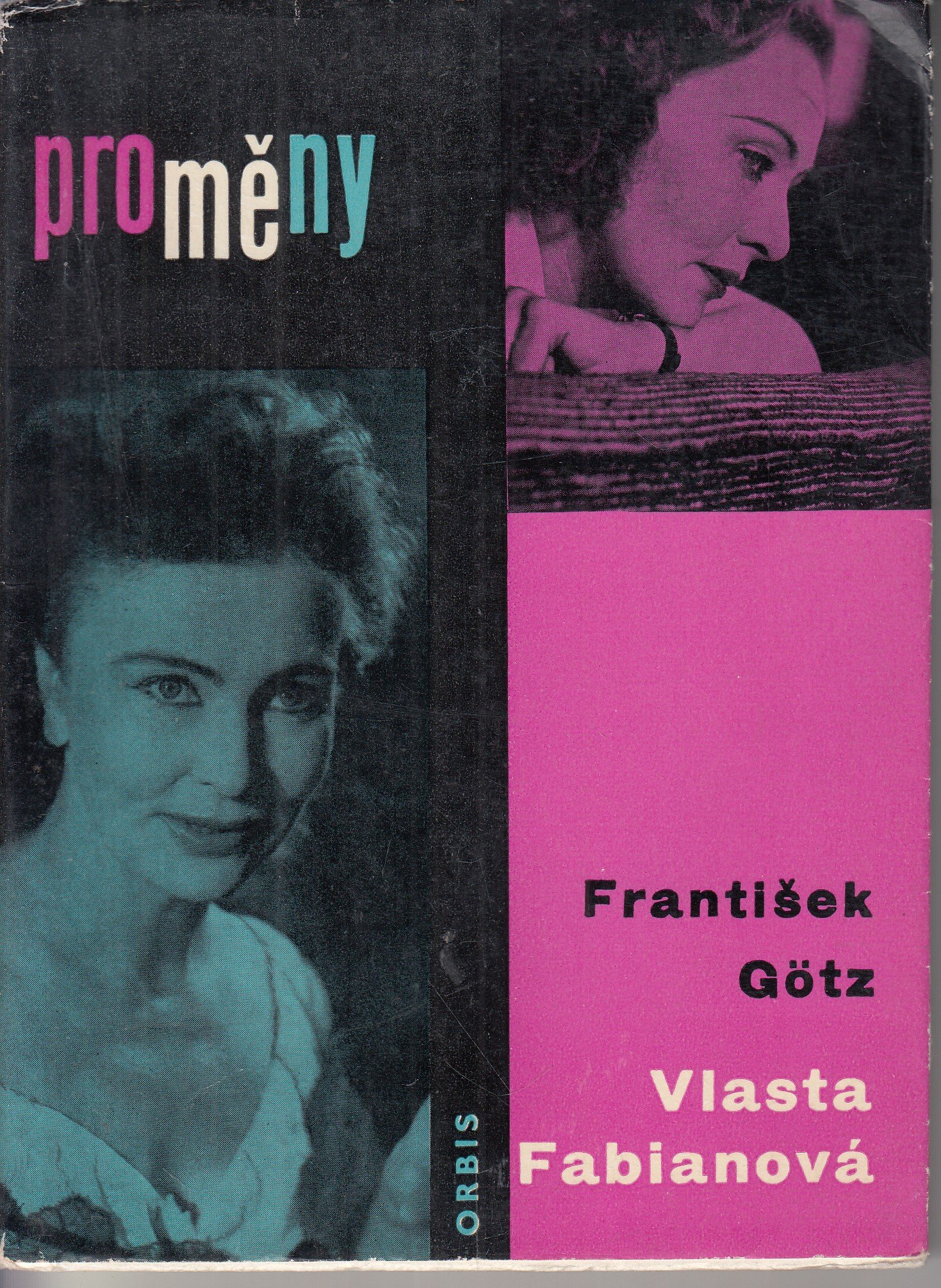 Vlasta Fabiánová - podpis V. Fabiánová, F. Götz