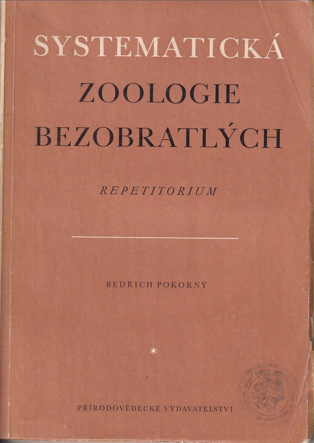 Systematická zoologie bezobratlých : repetitorium