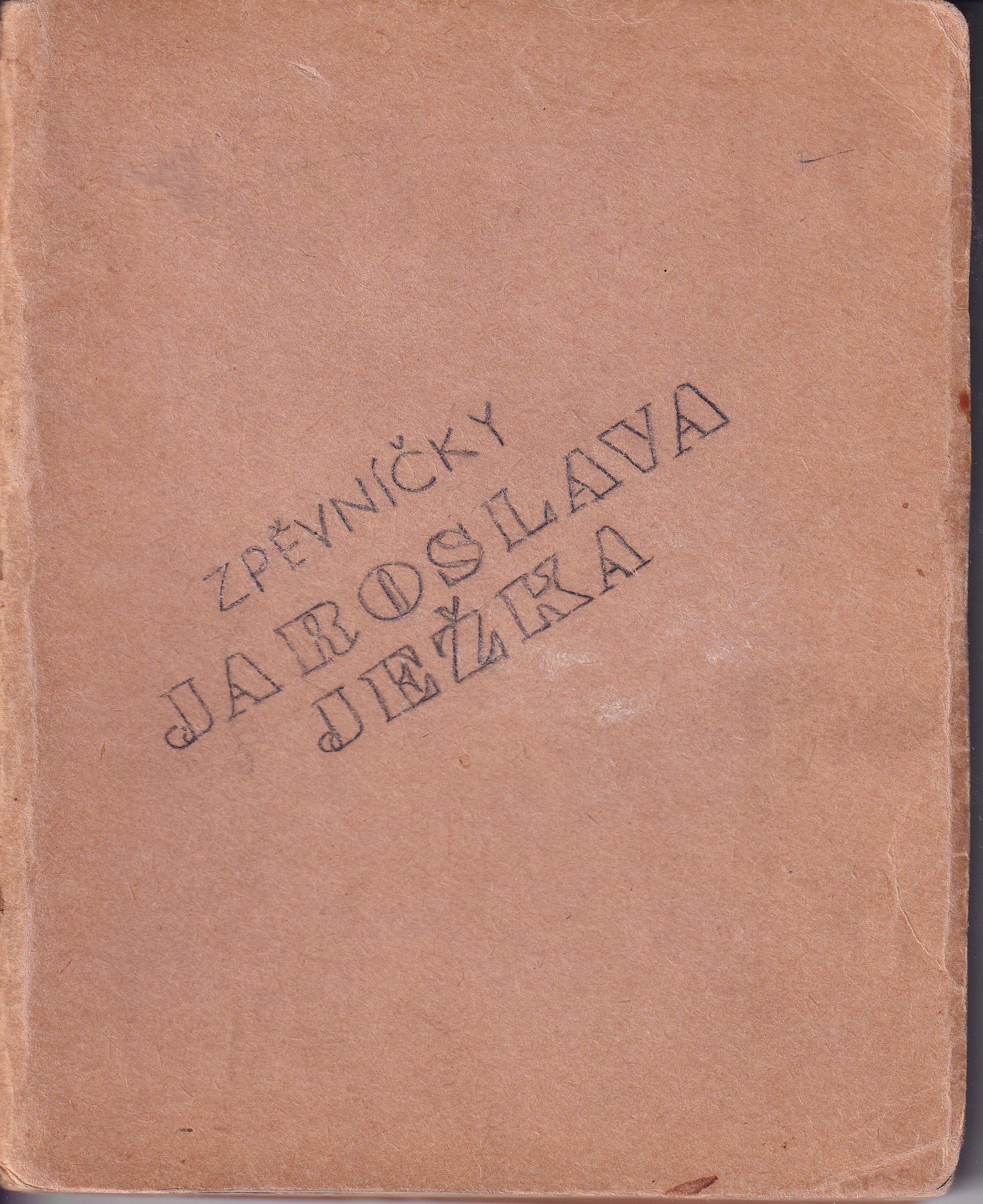 Zpěvníčky Jaroslava Ježka - 5 sešitků - noty