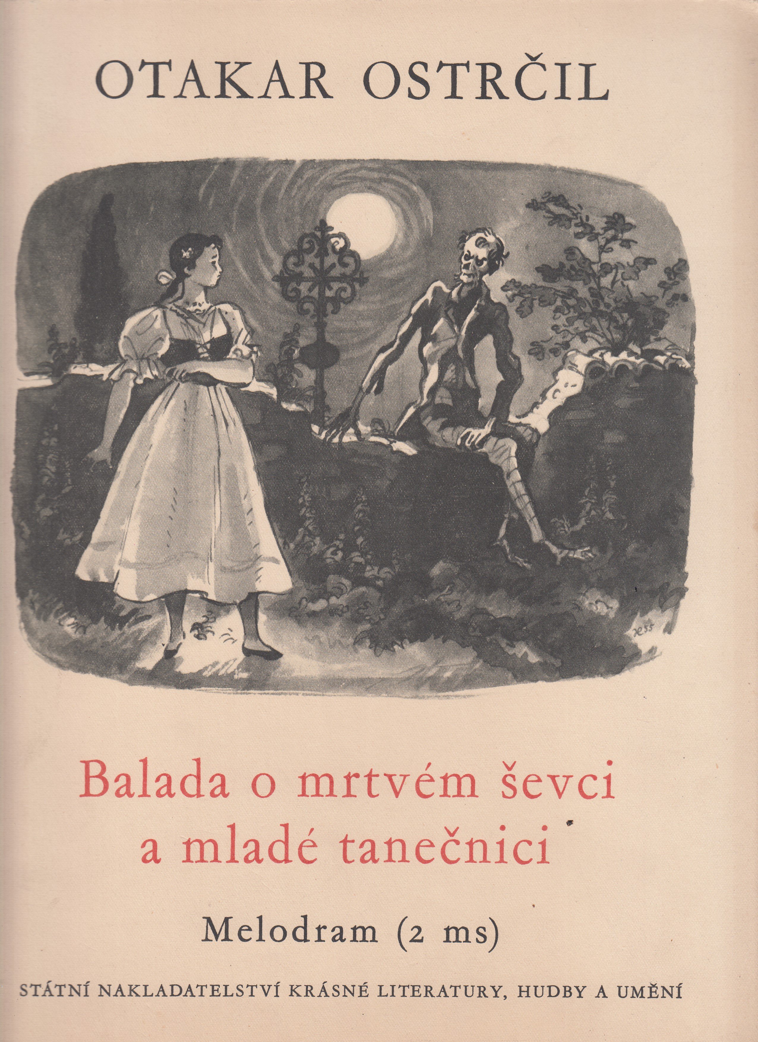 Balada o mrtvém ševci a mladé tanečnici - Melodram - noty