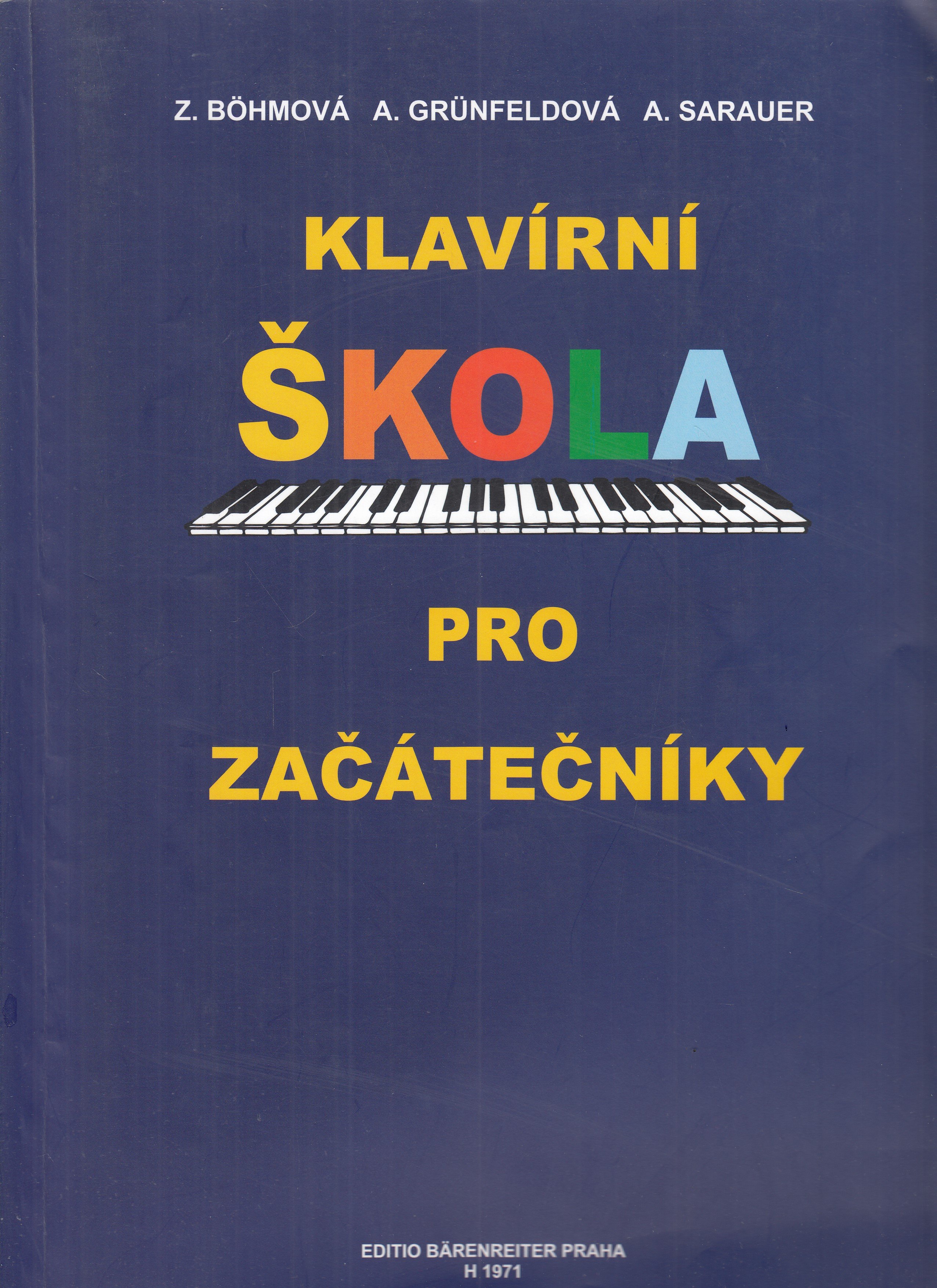 Klavírní škola pro začátečníky - noty