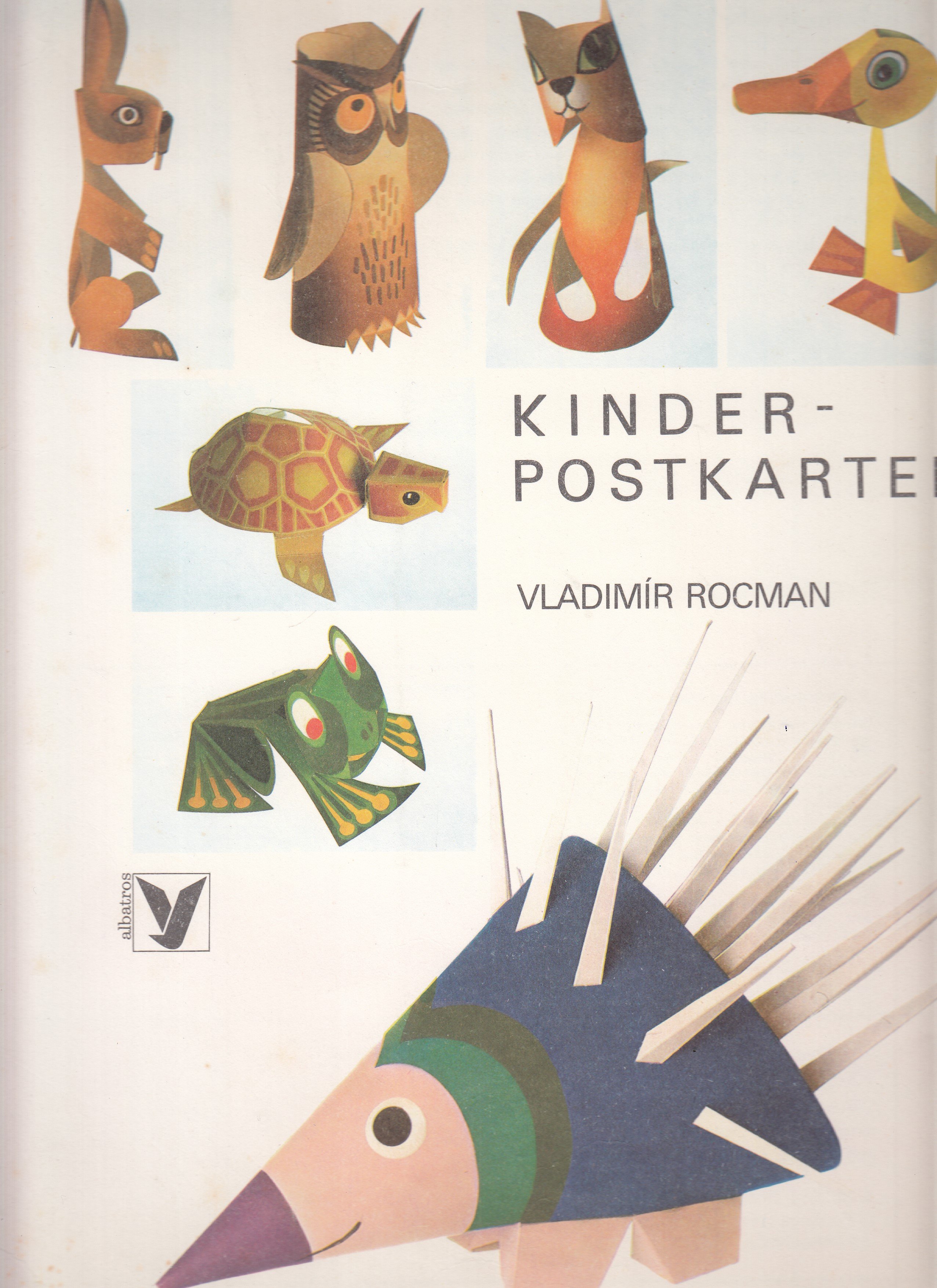 Kinder - postkarten - vystřihovánky