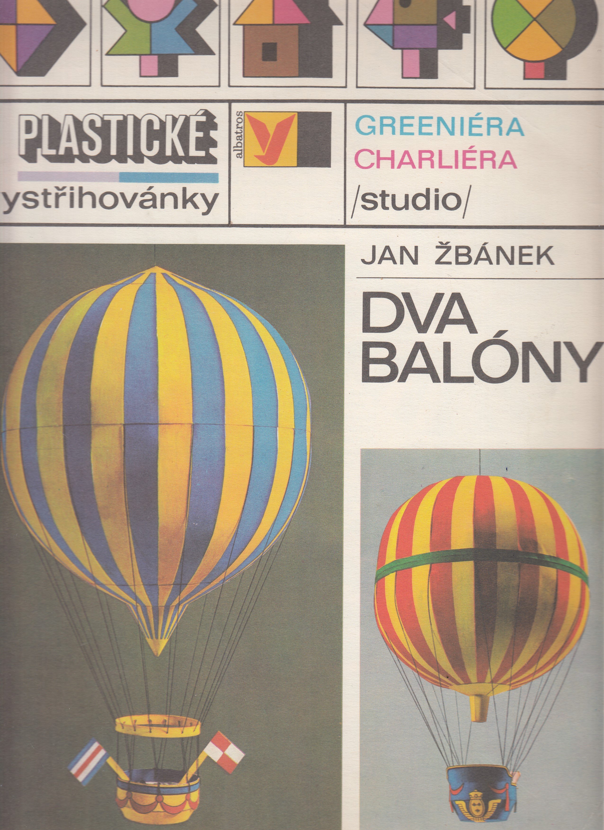 Plastické vystřihovánky - Dva balóny