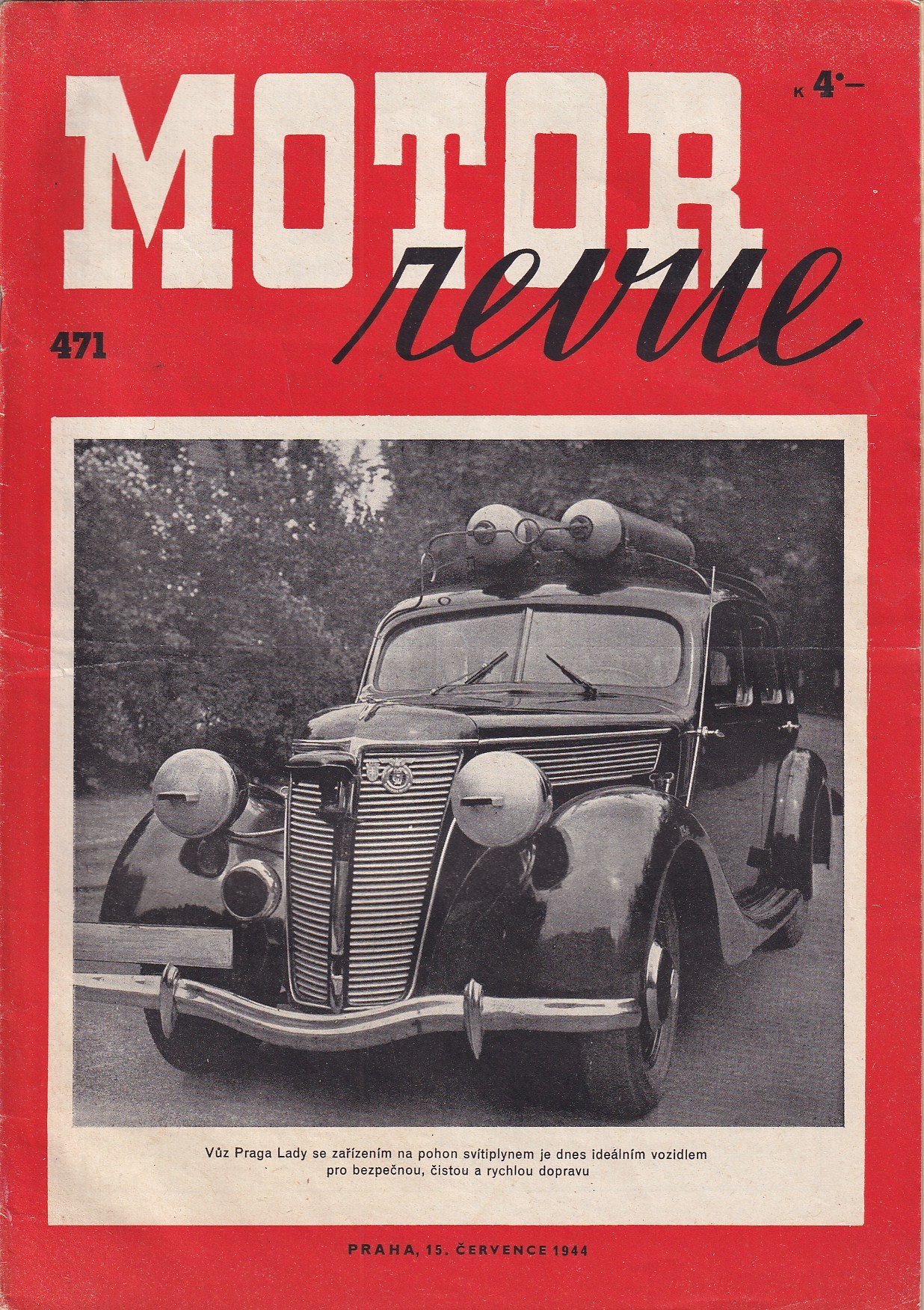 časopis Motor revue č. 471 / 1944