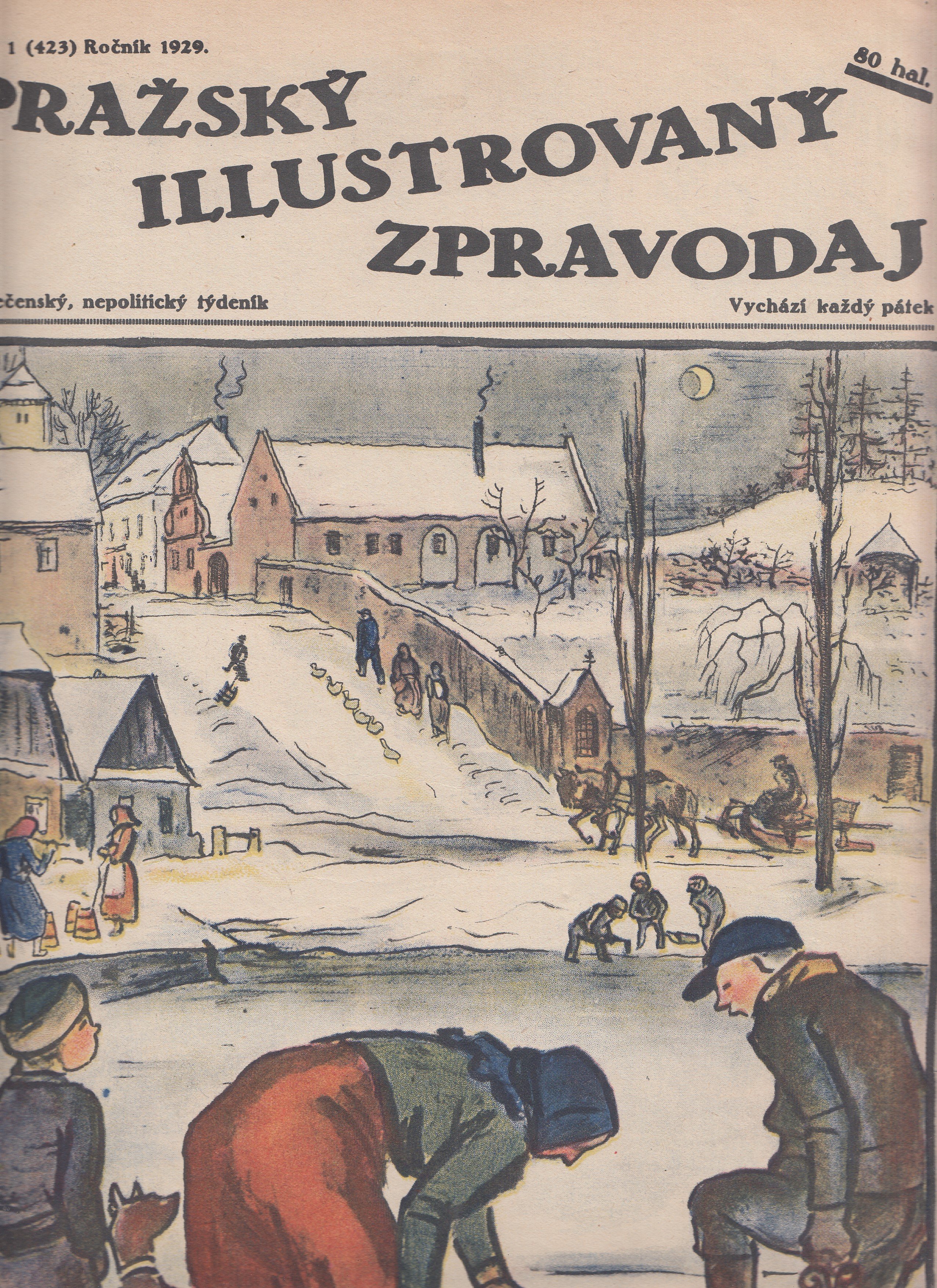 Pražský illustrovaný zpravodaj : společenský nepolitický týdeník roč. 1929, 52 čísel