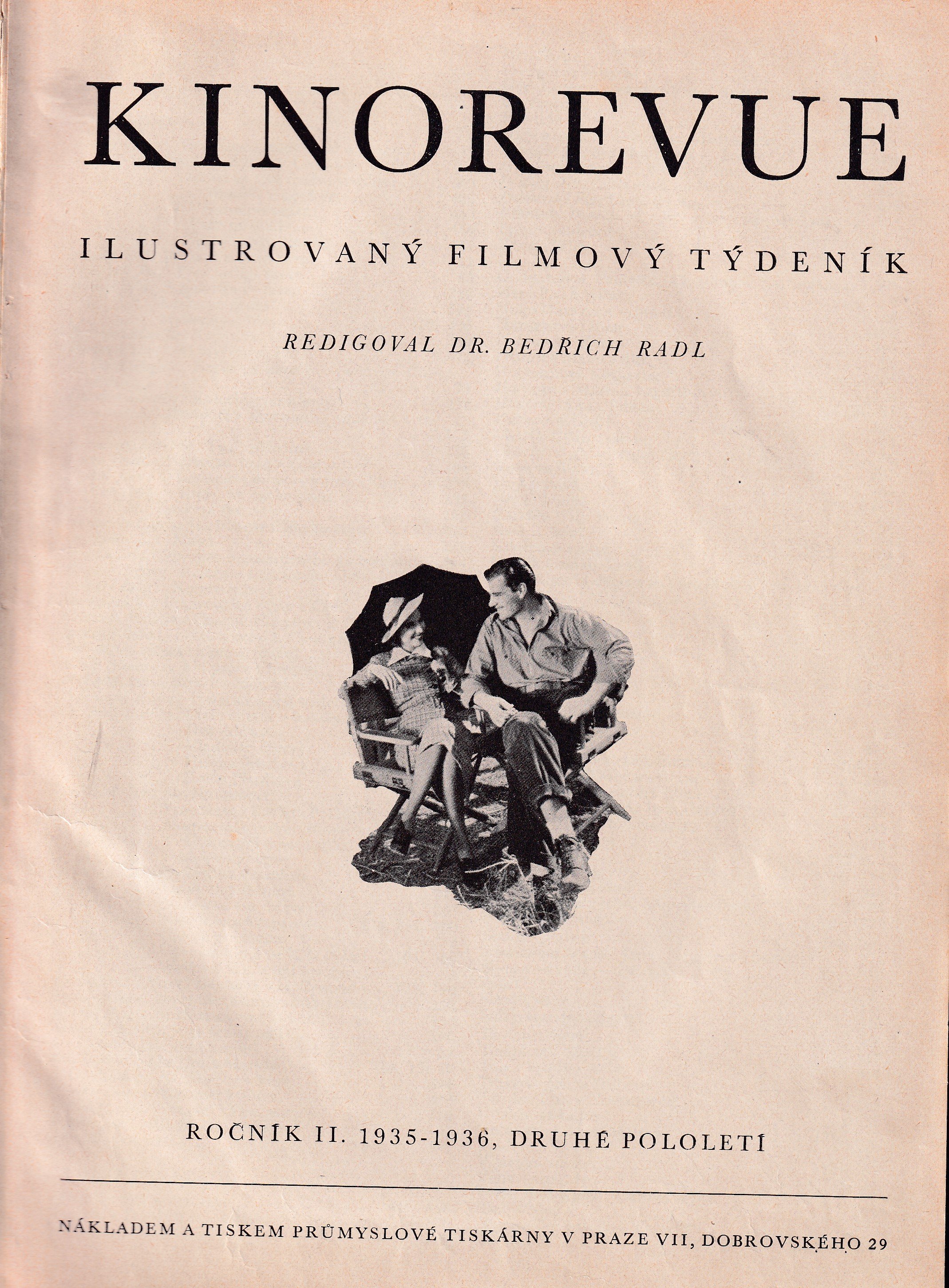 Kinorevue : ilustrovaný filmový týdeník (ročník II, 1935-1936, druhé pololetí)