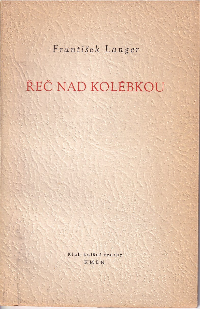 Řeč nad kolébkou - podpis František Langer