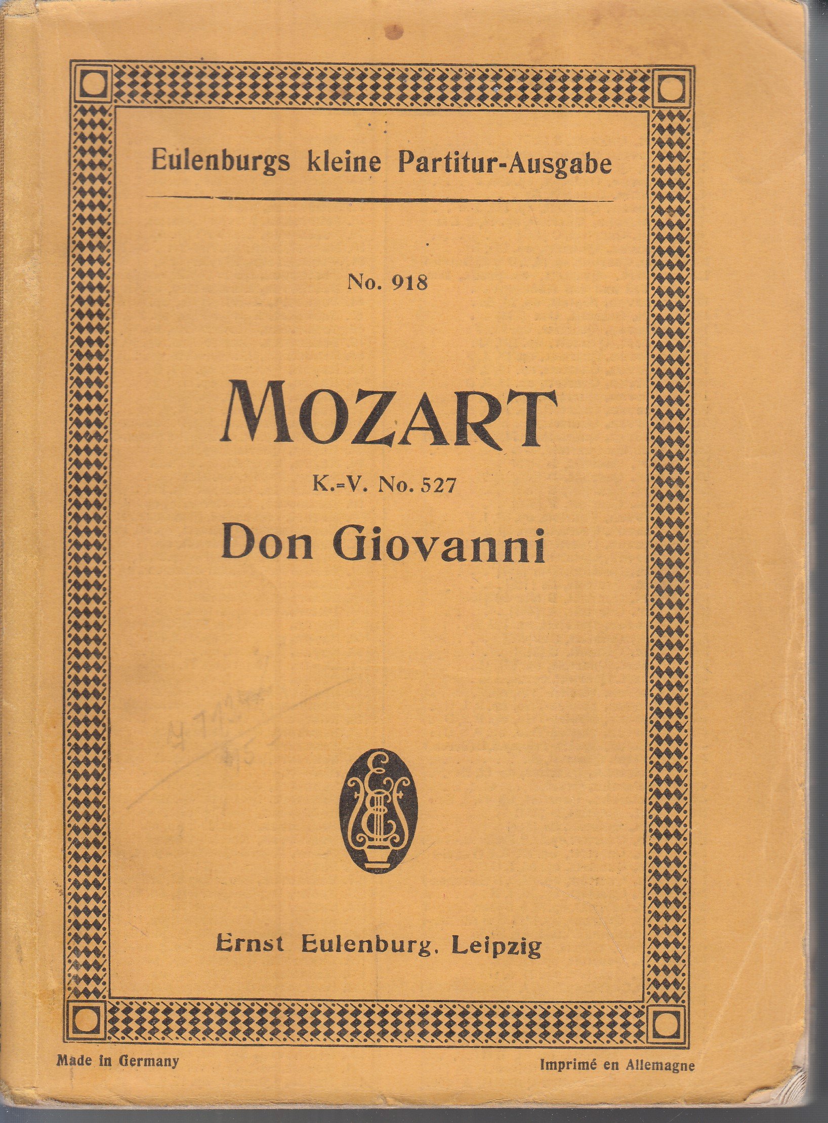 Don Giovanni - noty