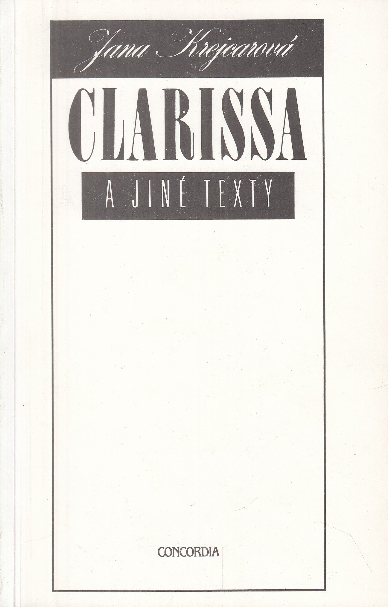 Clarissa a jiné texty