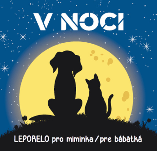 V noci Leporelo pro miminka / pre bábätká