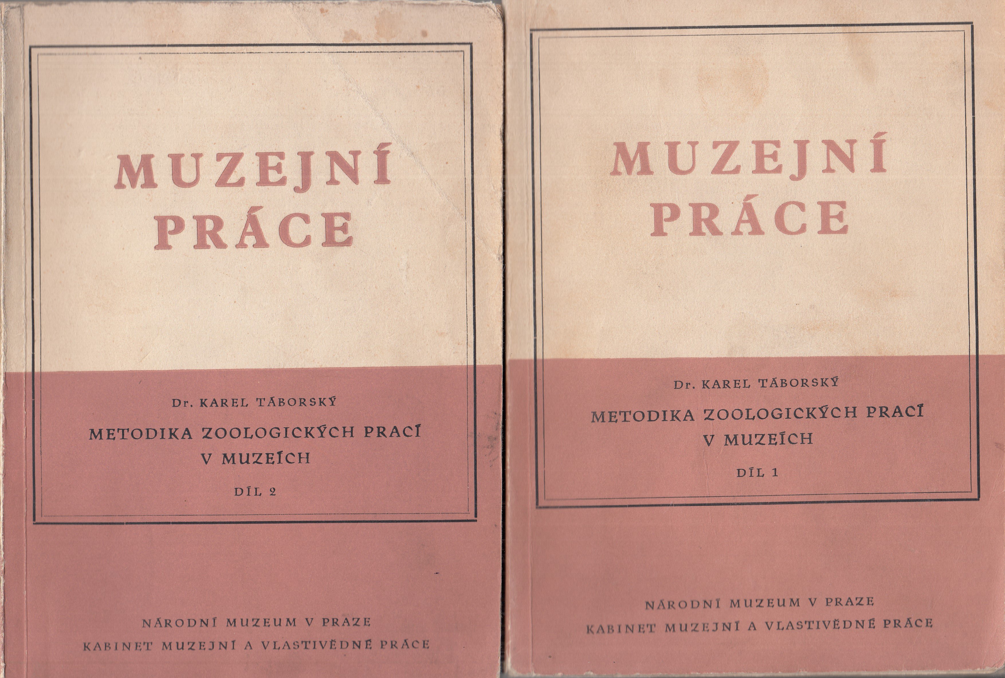 Muzejní práce : Studijní, metodický a informační materiál : Říjen 1961. Sv. 7, Metodika zoologických prací v muzeích I., II.