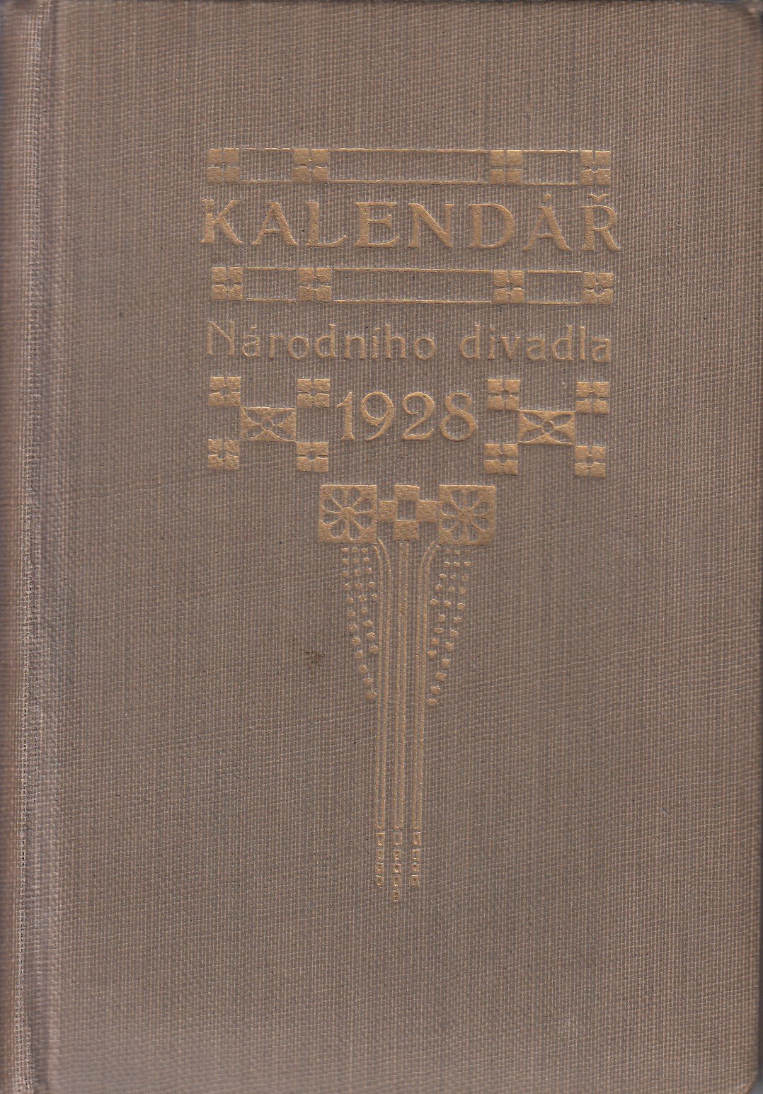 Kalendář Národního divadla 1928