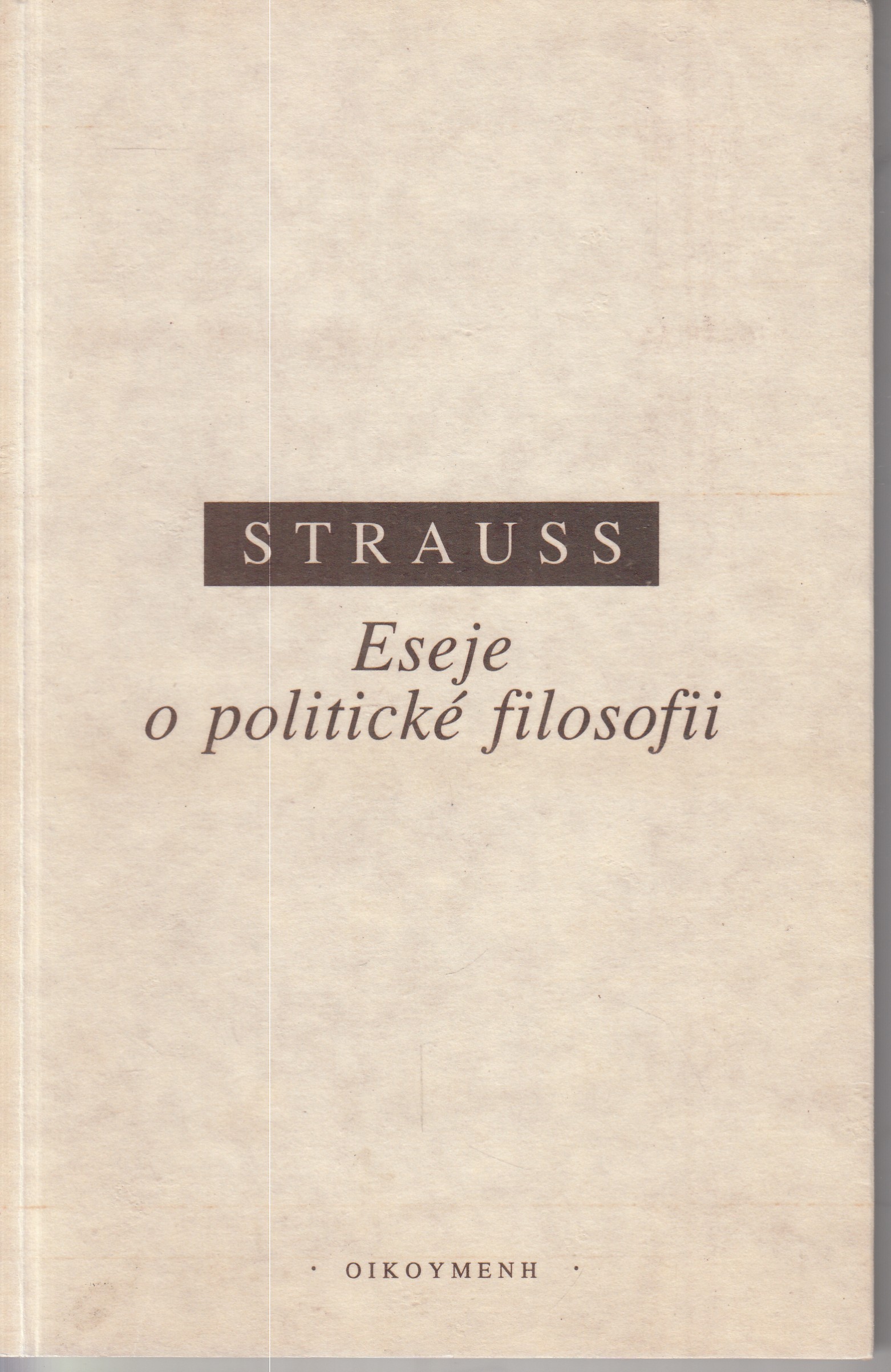 Eseje o politické filosofii