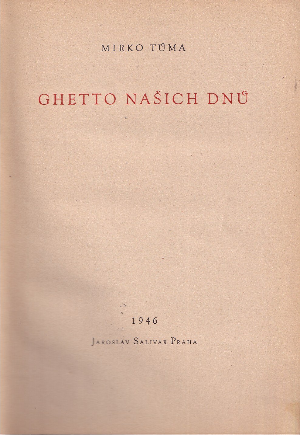 Ghetto našich dnů