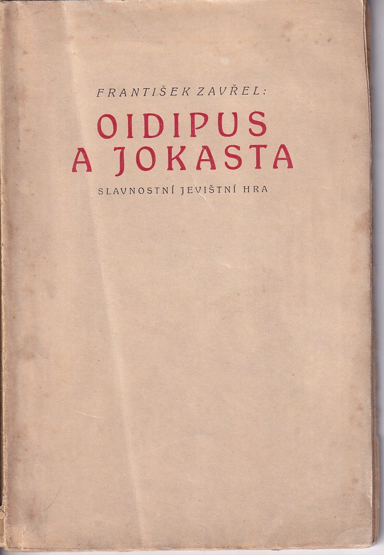 Oidipus a Jokasta - věnování autora