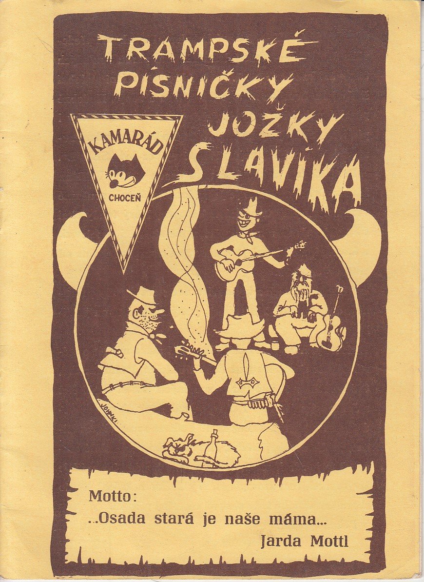 Trampské písničky Jožky Slavíka - podpis