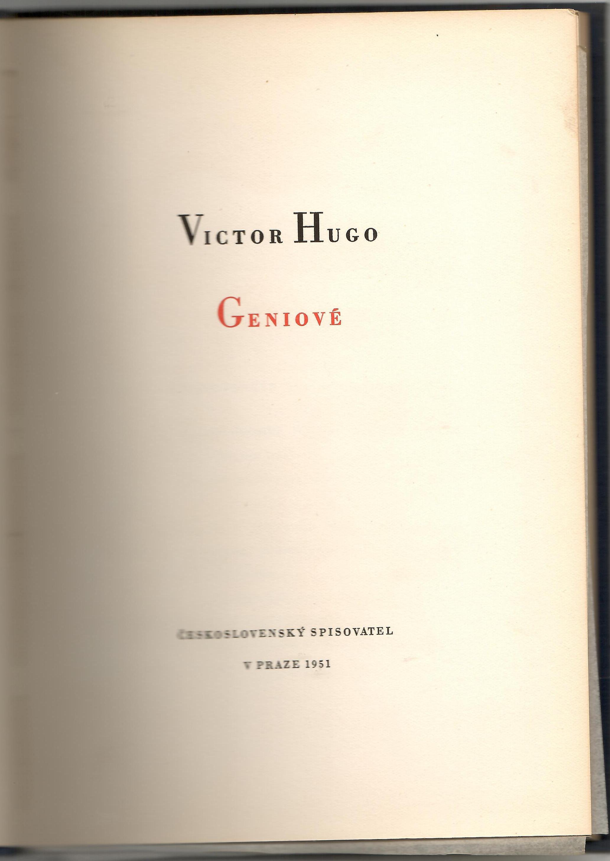 Geniové - PODPIS B. Lacina, výtisk č. 262/1000