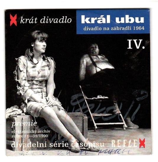 DVD Král Ubu , Divadlo Na zábradlí 18.5.1964 - PODPIS Václav Mareš