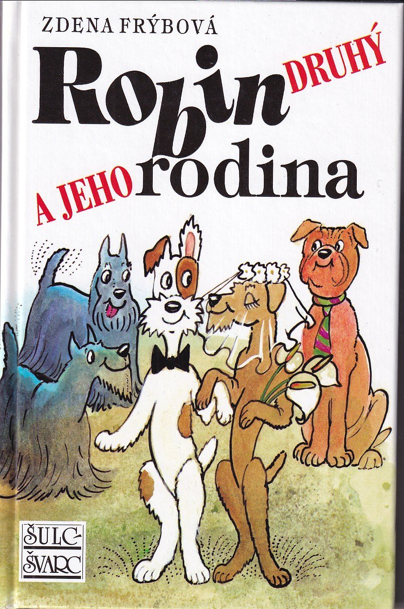 Robin Druhý a jeho rodina - podpis autorky