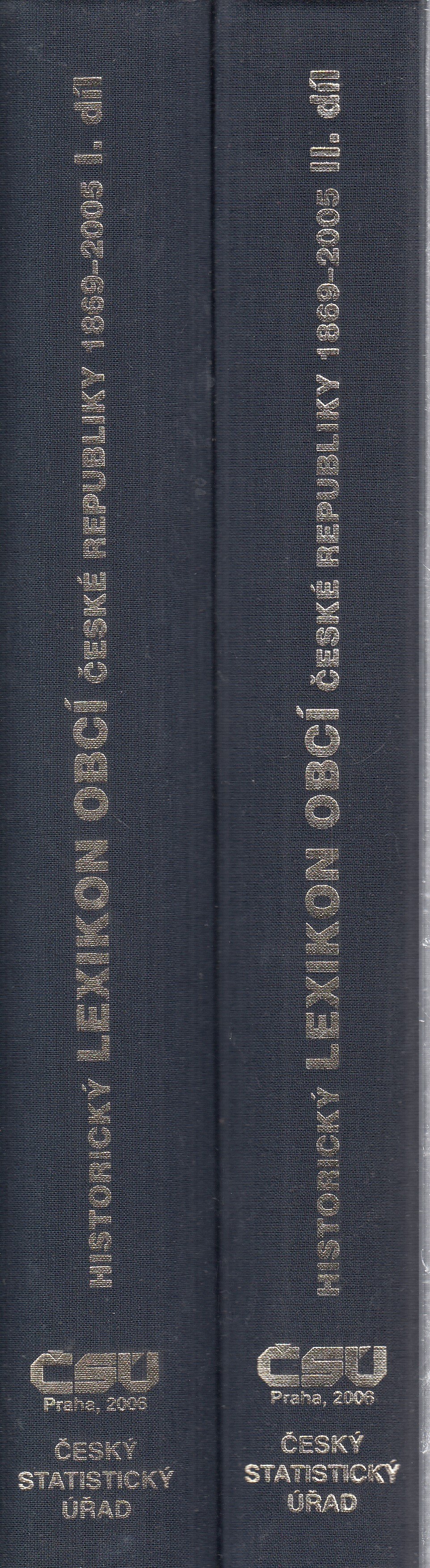 Historický lexikon obcí České republiky 1869-2005  I., II.