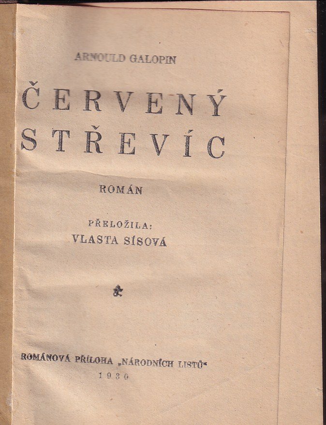 Červený střevíc