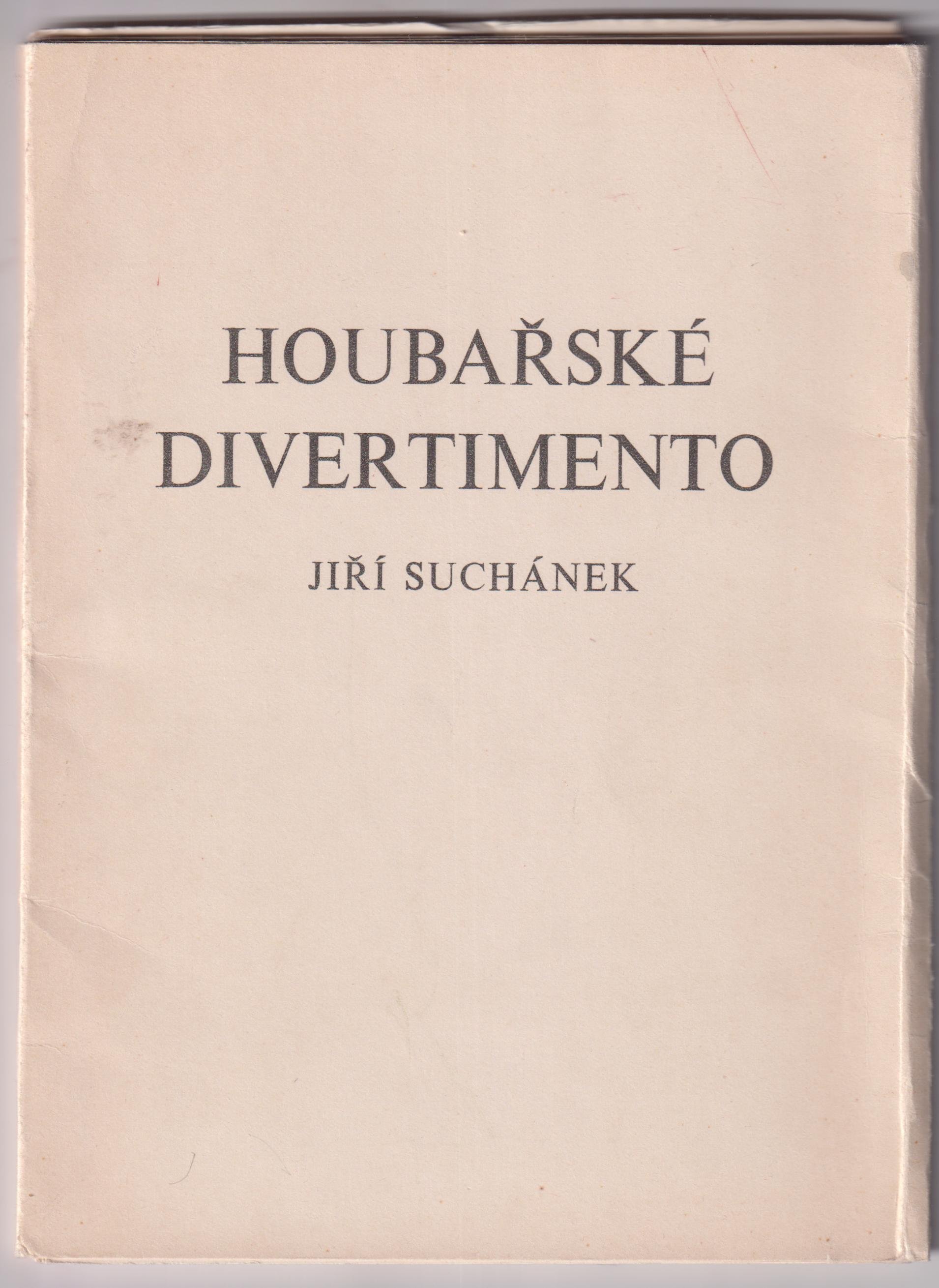 Houbařské divertimento, podpis autora