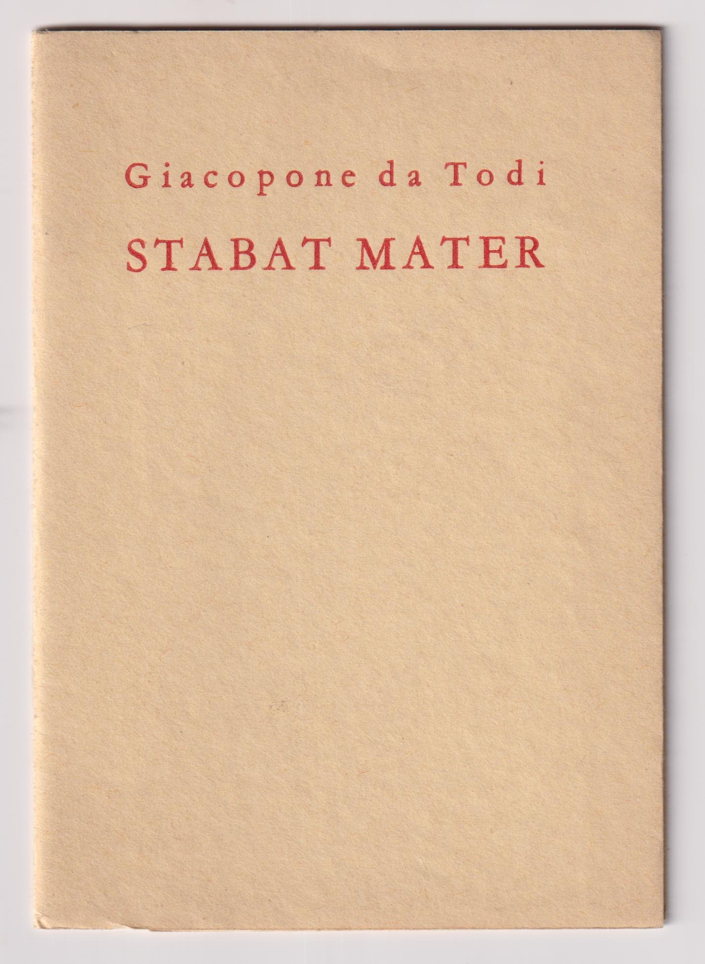 U jesliček - stabat Mater speciosa, podpis vydavatele, výtisk č. 16/150