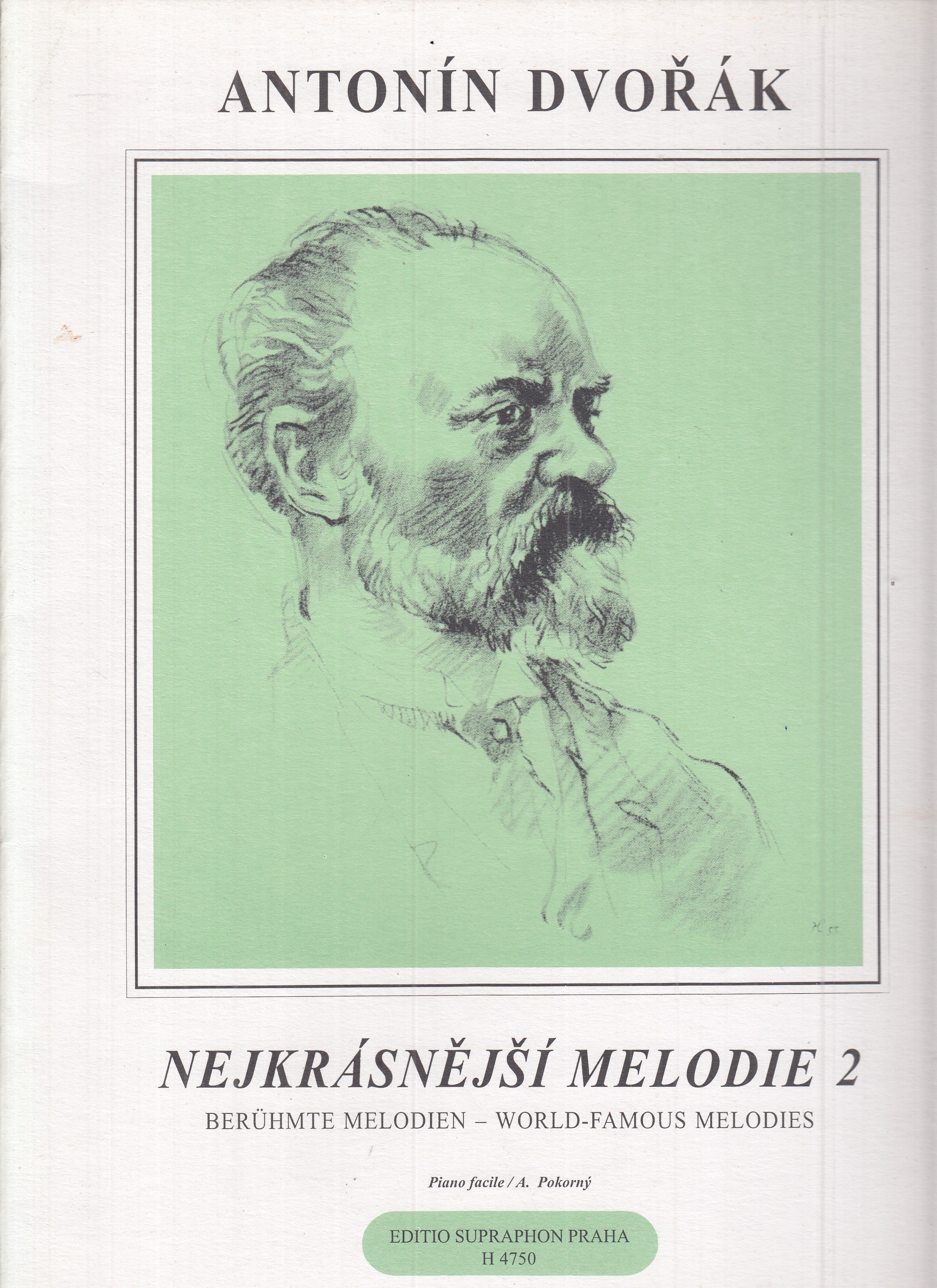 Antonín Dvořák - Nejkrásnější melodie 2 - noty