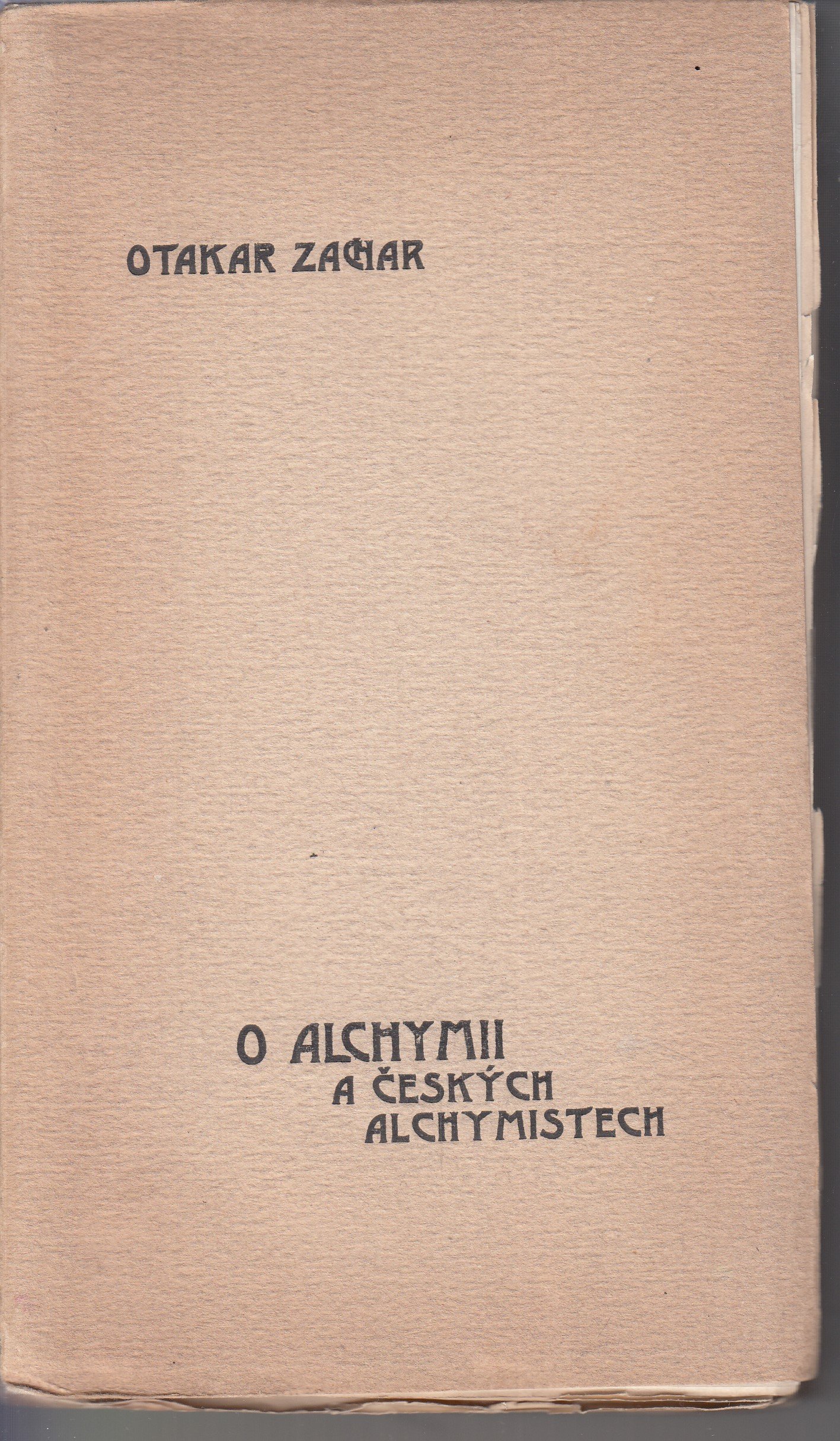 O Alchymii a Českých alchymistech