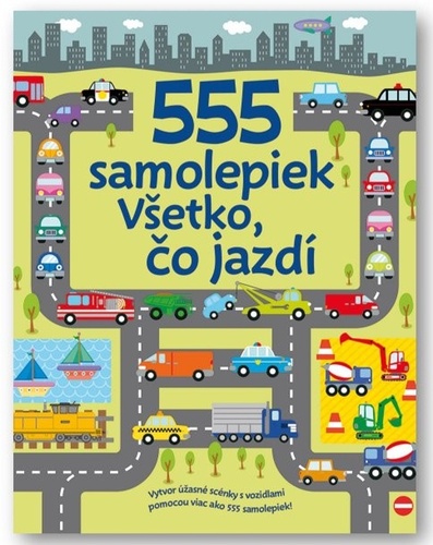 555 samolepiek Všetko, čo jazdí