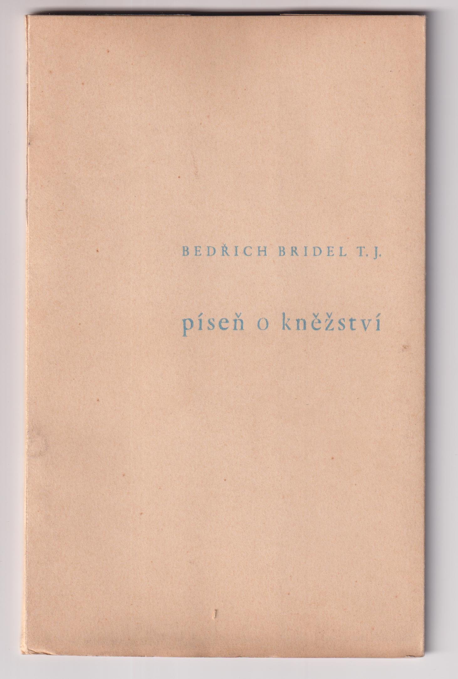 Píseň o kněžství, PODPIS vydavatele, číslo výtisku 42.B/100