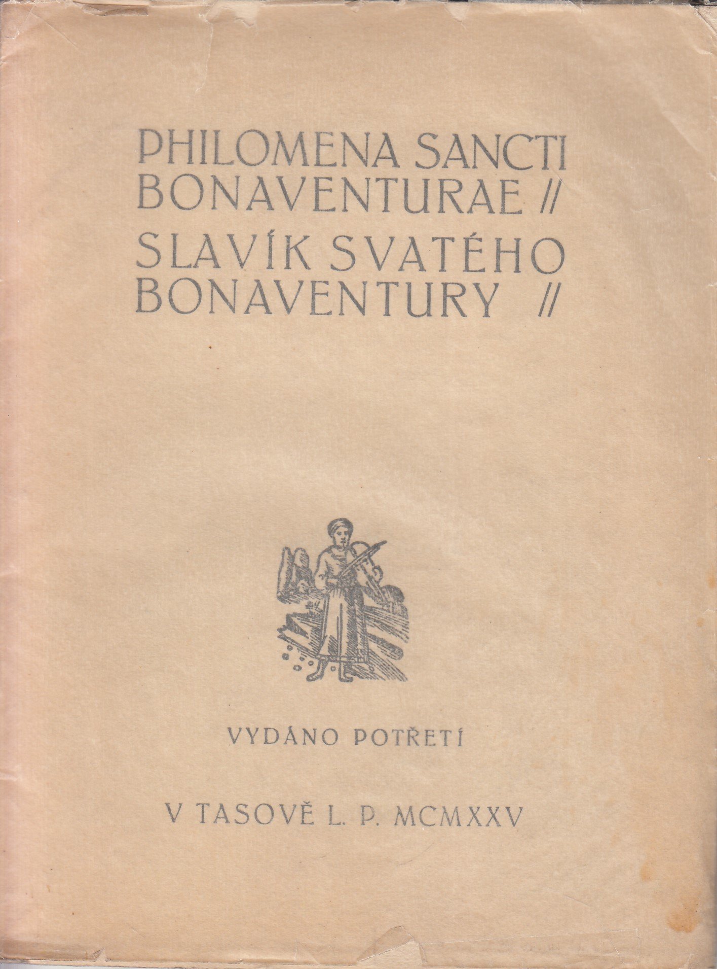 Slavík svatého Bonaventury / podpis J. Deml