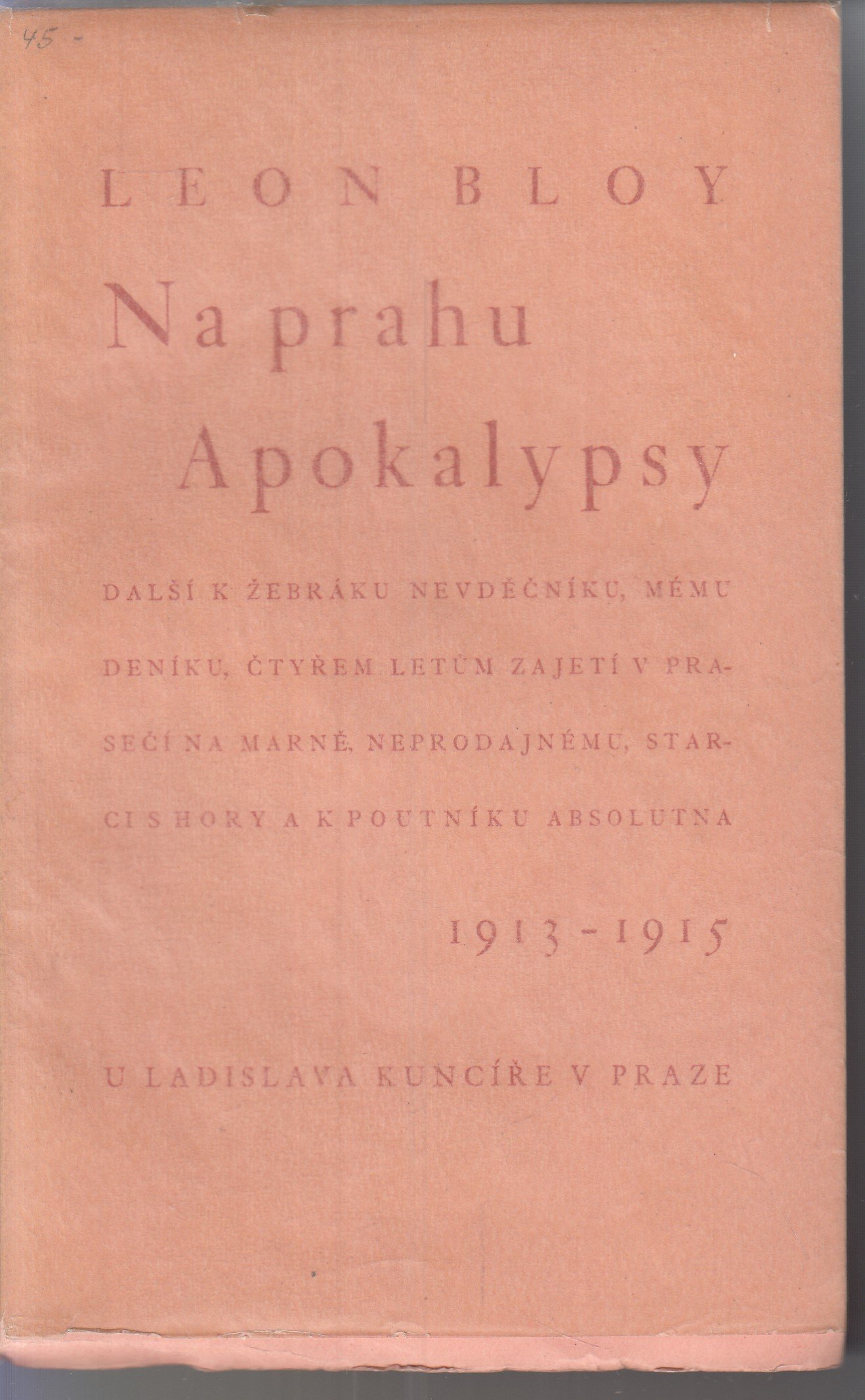 Na prahu Apokalypsy : 1913-1915