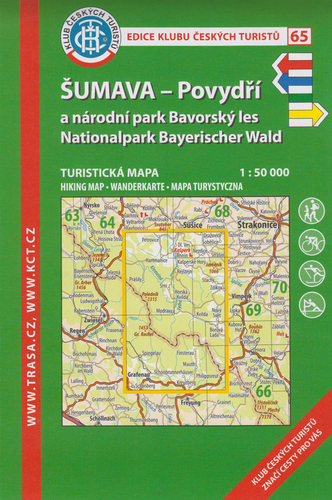 KČT 65 Šumava - Povydří a národní park Bavorský les