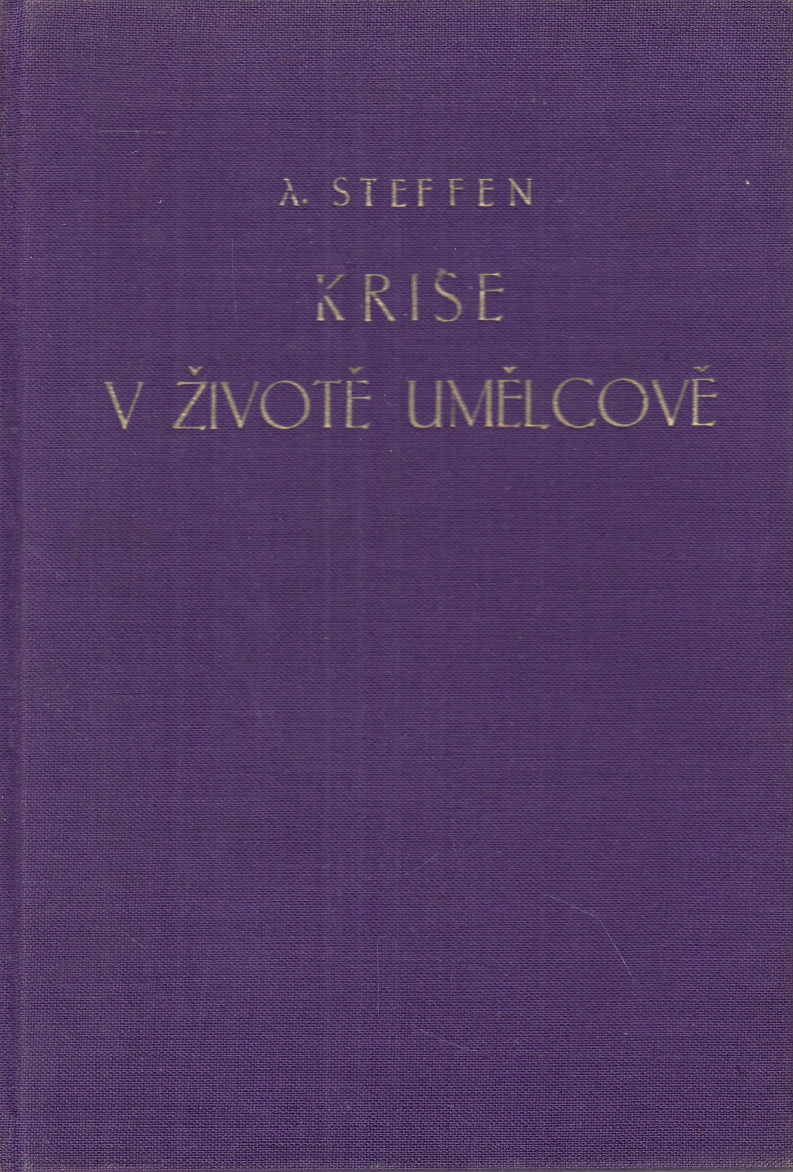 Krise v životě umělcově / číslovaný výtisk