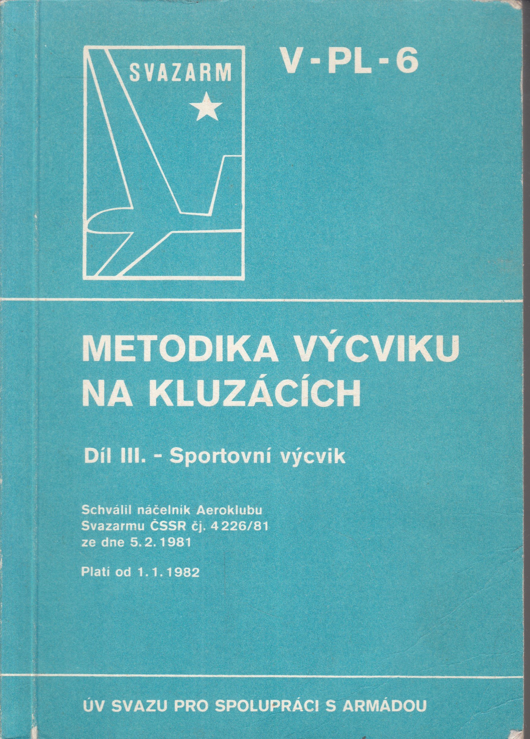 Metodika výcviku na kluzácích III. Sportovní výcvik