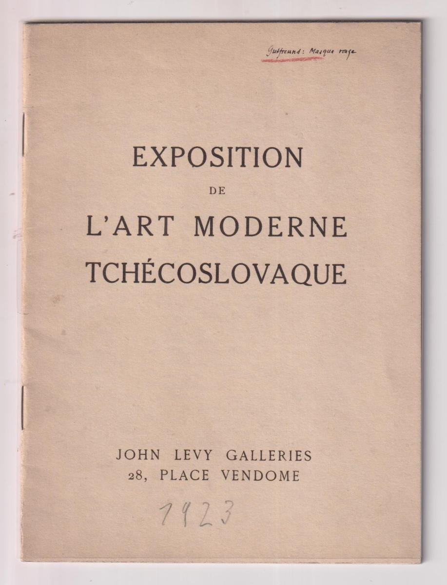 Exposition de l'art moderne tchécoslovaque