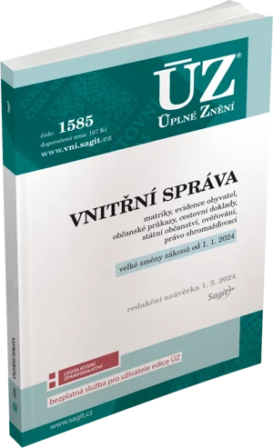 ÚZ č. 1585 - Vnitřní správa 