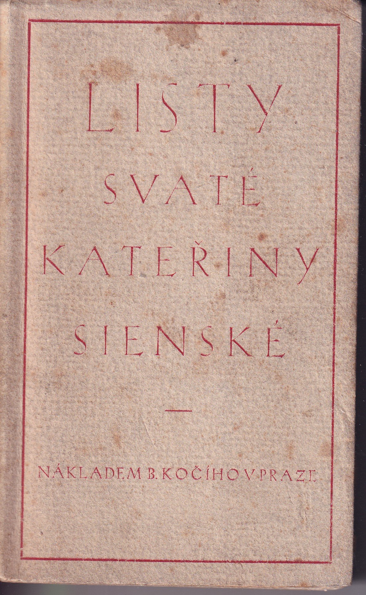 Listy svaté Kateřiny Sienské