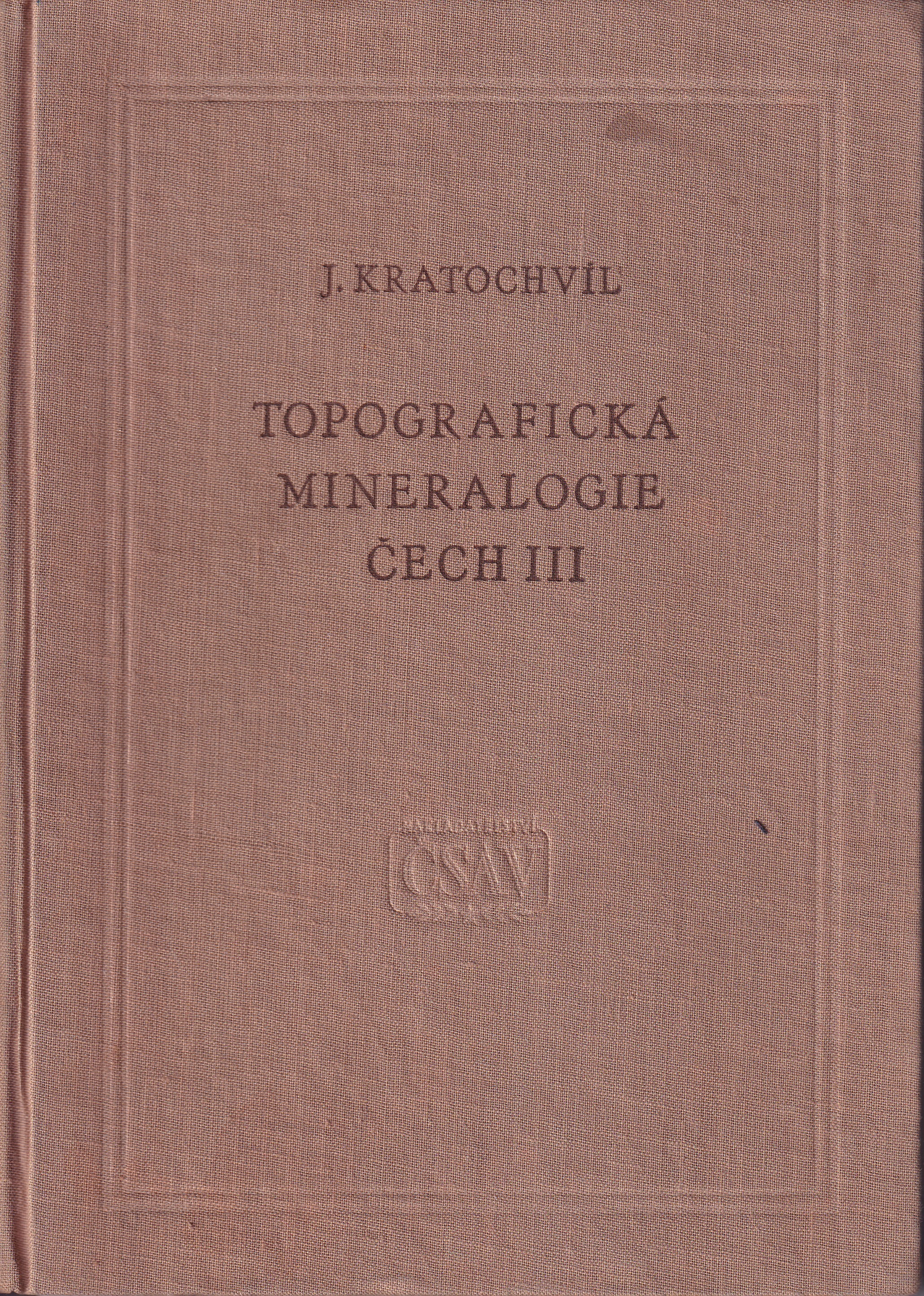 Topografická mineralogie Čech  III. I - K